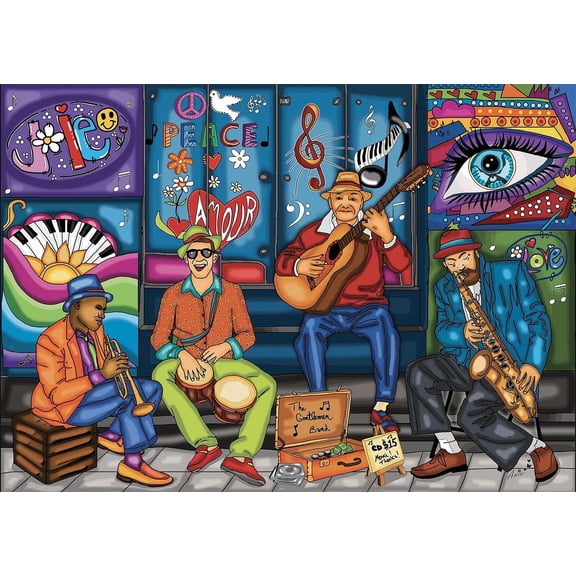The Gentleman Band 1000-Piece Puzzle by JaCaRou