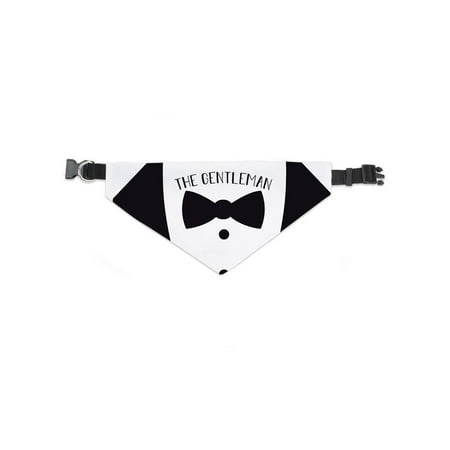 The Gentleman Pet Bandana -Smartprints Designs, Medium