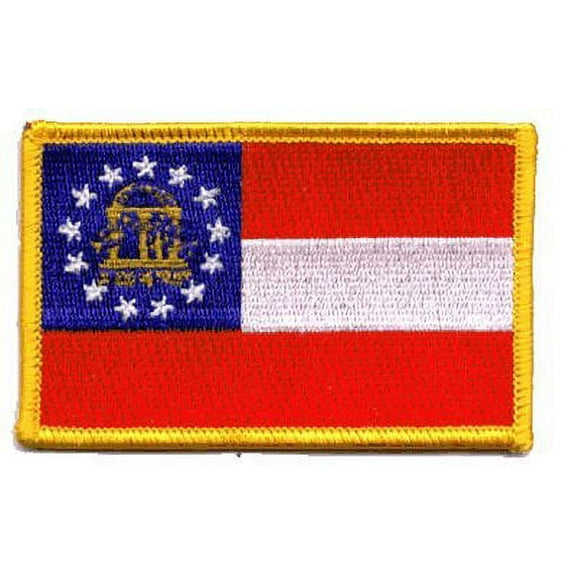 The Georgia New 2004 PATCH, by: "Flag-It" The Most Trusted Brand, Superior Quality Iron-On / Saw-On Embroidered Patches