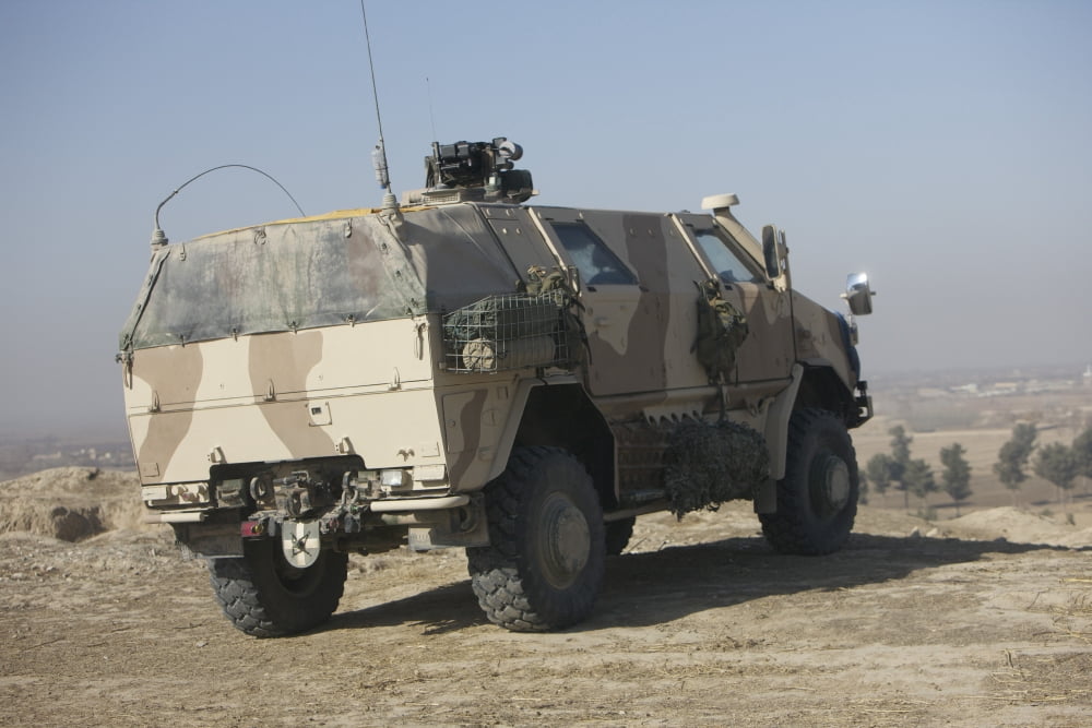 The German Army ATF Dingo armored vehicle Canvas Art - Terry MooreStocktrek Images (18 x 12)