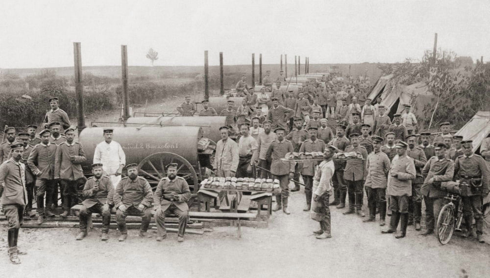 The German Armys Field Bakeries During World War I From The Illustrated War News 1915 Canvas Art - Ken Welsh Design Pics (19 x 11)