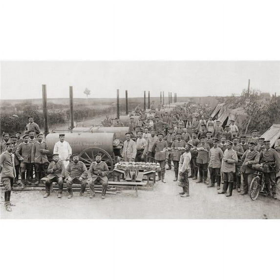 The German Armys Field Bakeries During World War I From The Illustrated War News, 1915 Poster Print, 38 x 22 - Large