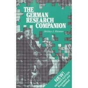 Pre-Owned The German Research Companion (Paperback) 0965676102 9780965676106