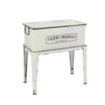 thumbnail image 1 of The Gerson Company 22.8 in. Antique Farmhouse White Metal Planter, 1 of 5