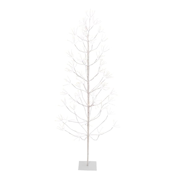 The Gerson Company 6 ft Tall Birch Tree with 588 LEDs Lights - N/A