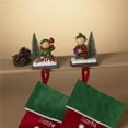 thumbnail image 1 of The Gerson Company Set of 2 Whimsical Christmas Elf Holiday Stocking Holders - N/A, 1 of 5