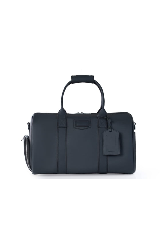 Jet Black Signature Leather Weekender — Limited Edition 16.5"