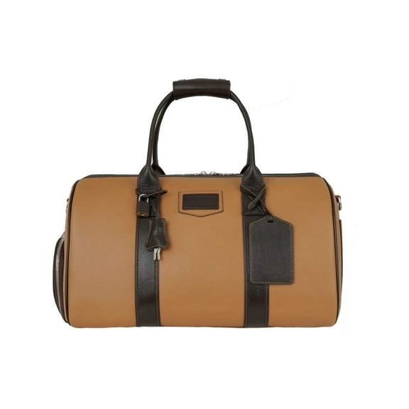 Avercara Brown Signature Leather Weekender — Limited Edition 16.5"