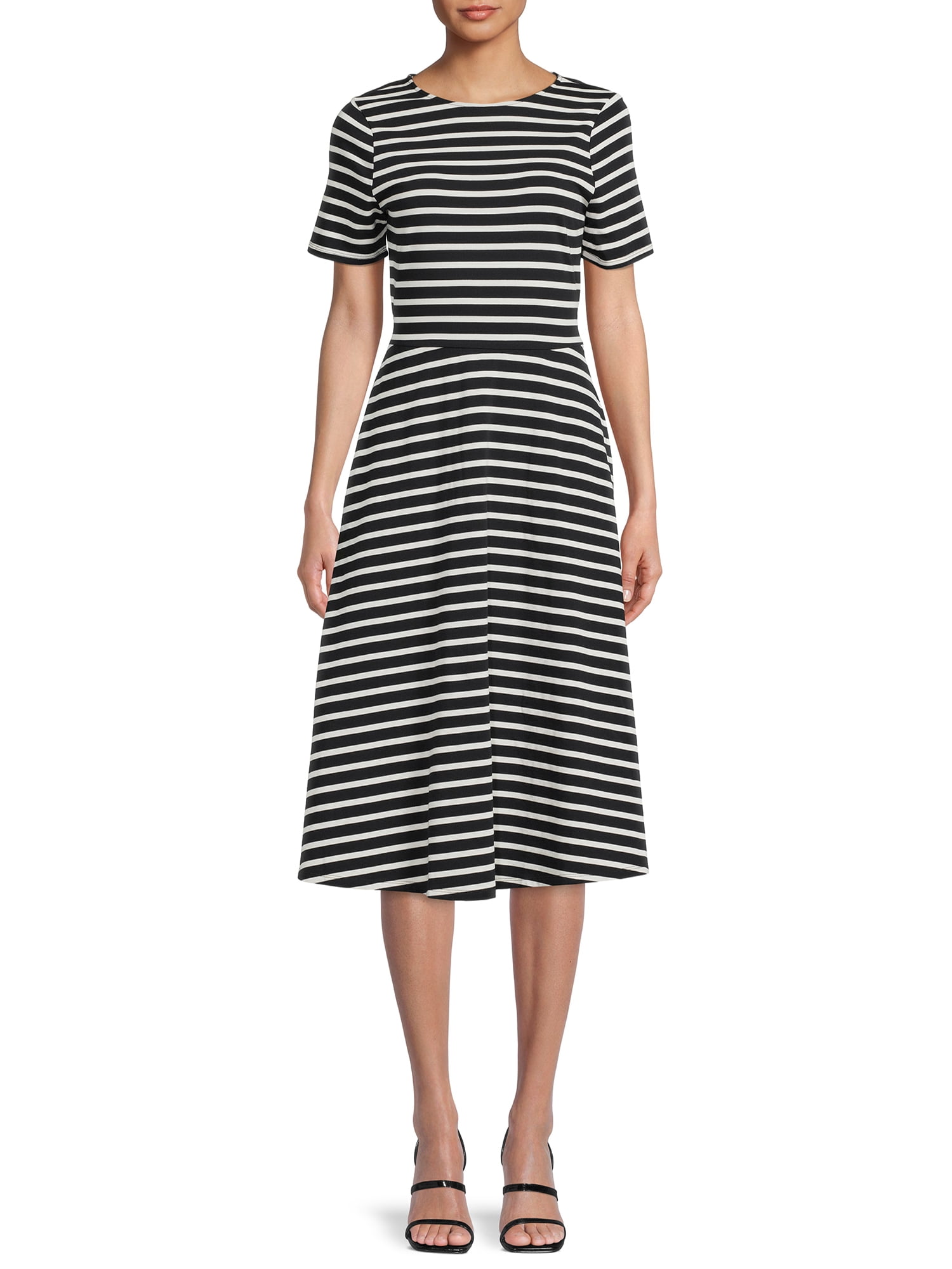 The Get Women's Cut Out T-Shirt Dress with Short Sleeves