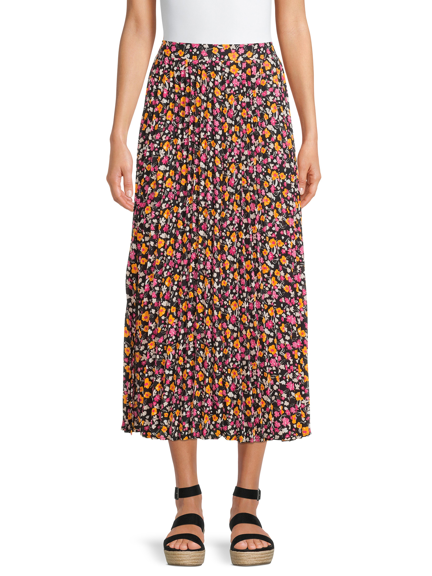 The Get Women's Pleated Maxi Skirt - image 1 of 5