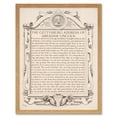 thumbnail image 1 of The Gettysburg Address of Abraham Lincoln USA President Speech Typography Print Art Print Framed Poster Wall Decor 12x16 inch, 1 of 5