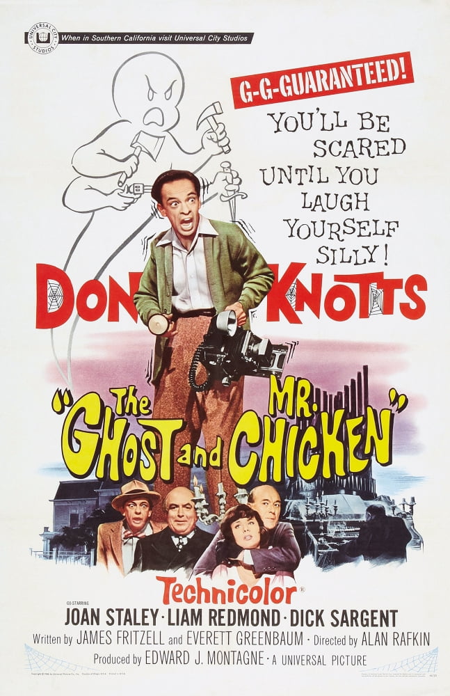 The Ghost And Mr Chicken Canvas Art - (24 x 36)