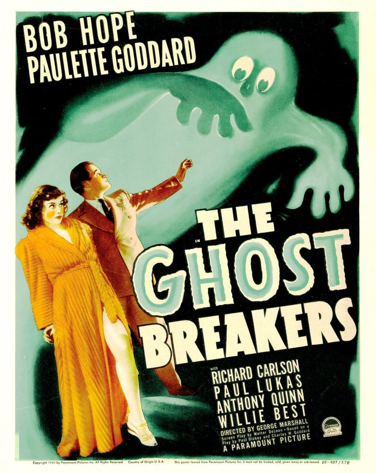 The Ghost Breakers Canvas Art - (24 x 36)