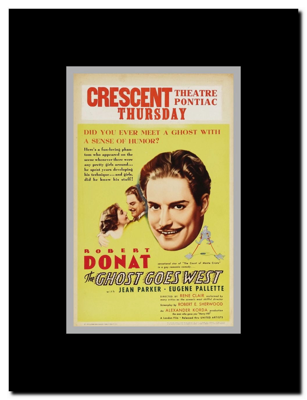 The Ghost Goes West Framed Movie Poster