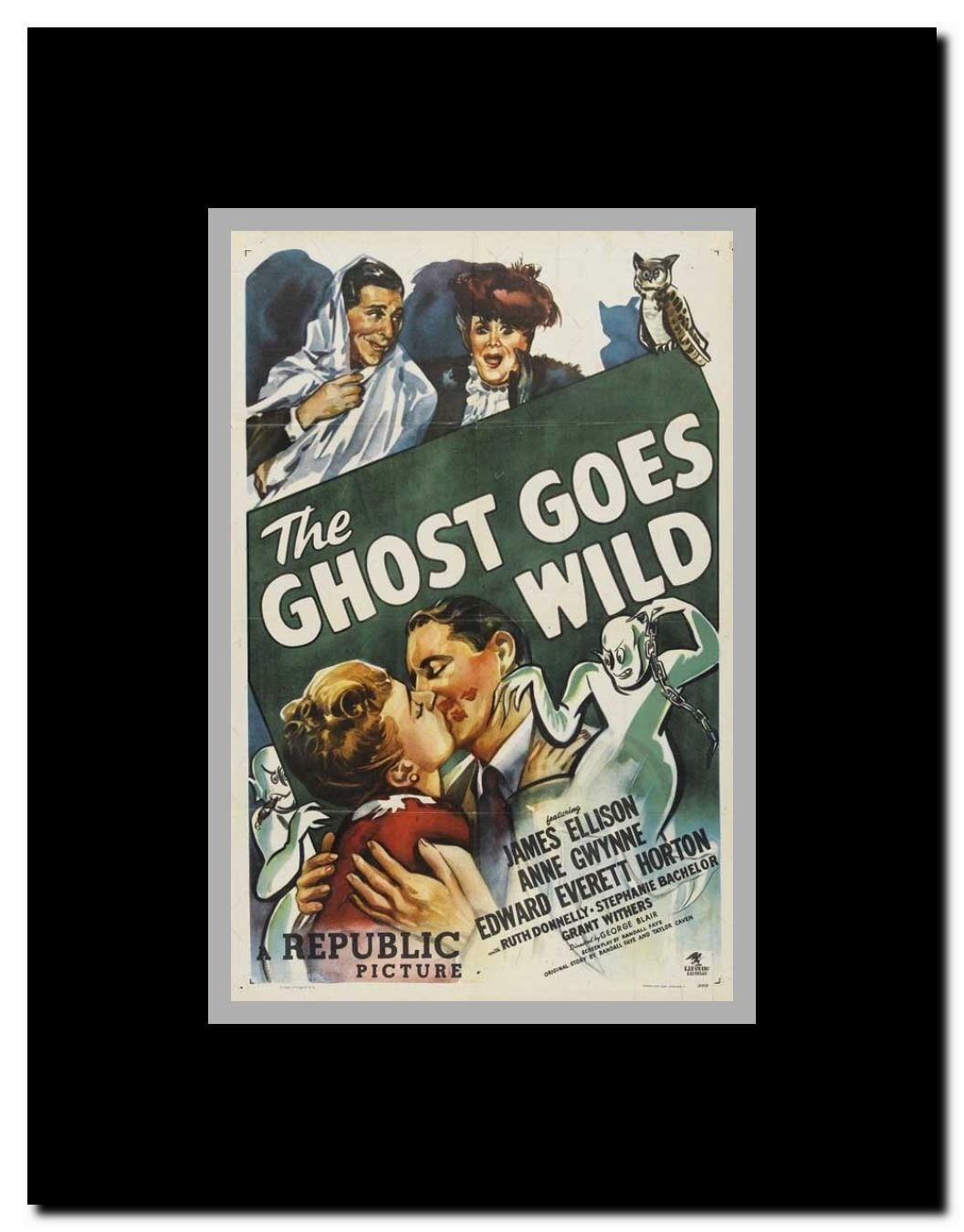 The Ghost Goes Wild Framed Movie Poster