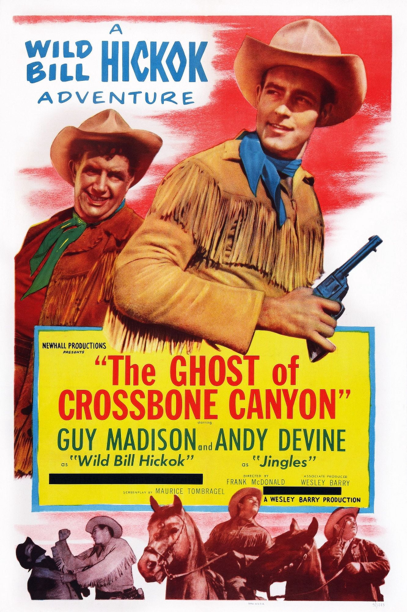 The Ghost Of Crossbones Canyon U Canvas Art - (24 x 36)