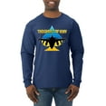 thumbnail image 1 of The Ghost Of Kyiv Mens Long Sleeve Shirt, Navy, Large, 1 of 4
