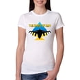 thumbnail image 1 of The Ghost Of Kyiv Womens Slim Fit Junior Tee, White, XX-Large, 1 of 4