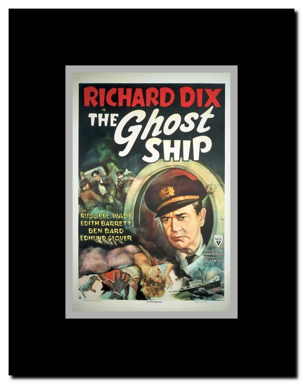 The Ghost Ship Framed Movie Poster