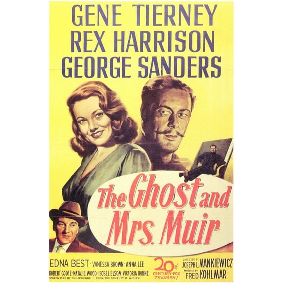 The Ghost and Mrs. Muir Movie POSTER 11" x 17" Style A