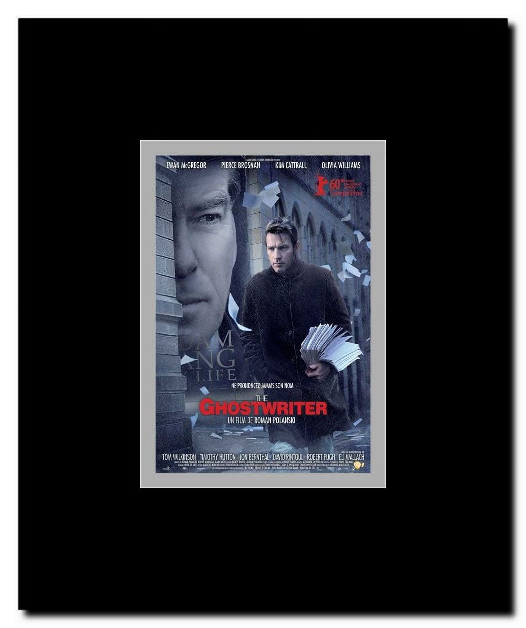 The Ghostwriter - style A (French) Framed Movie Poster