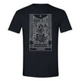 thumbnail image 1 of The Ghoulish Garb Justice Tarot Card Shirt Terror Tarot Shadow Edition 2X-Large, 1 of 2