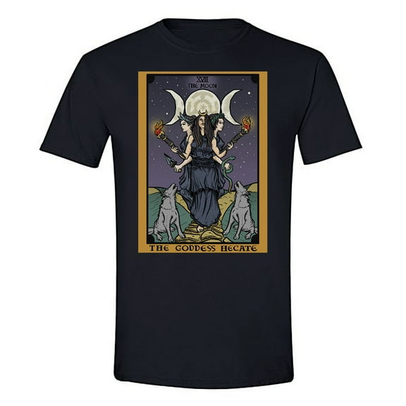 The Ghoulish Garb The Goddess Hecate In The Moon Tarot Card Shirt Original Edition Small