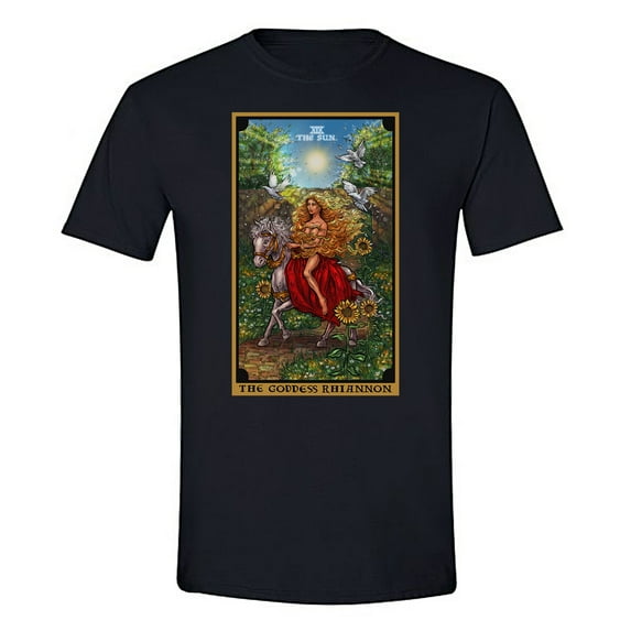 The Ghoulish Garb The Goddess Rhiannon In The Sun Tarot Card Shirt Medium