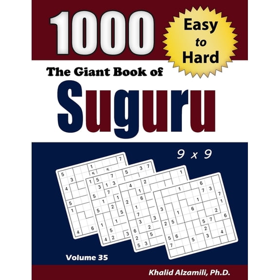 Adult Activity Books The Giant Book of Suguru, Book 35, (Paperback)