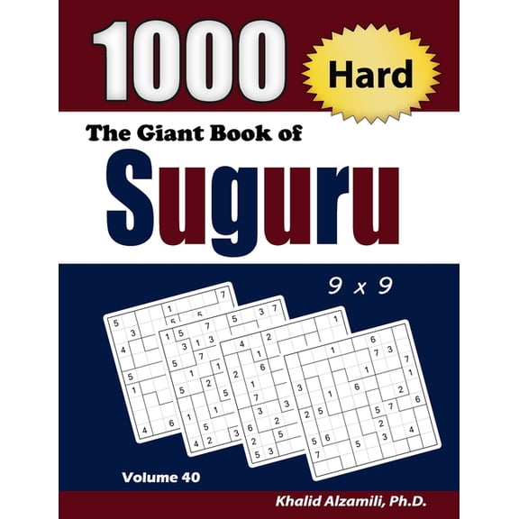 Adult Activity Books The Giant Book of Suguru, Book 40, (Paperback)
