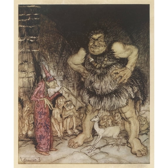 The Giant Galligantua Poster Print By Mary Evans Picture Libraryarthur Rackham (24 X 36)