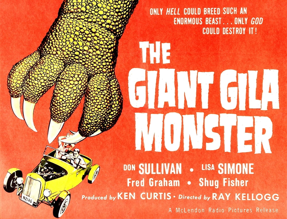 The Giant Gila Monster Canvas Art - (28 x 22)