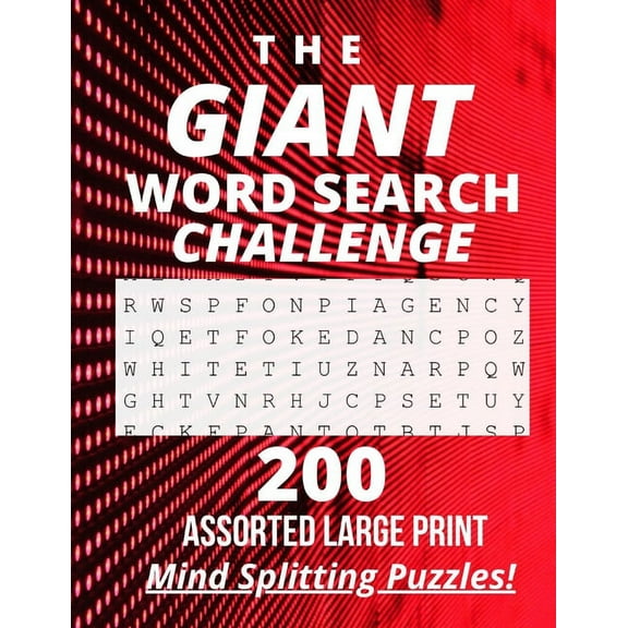 The Giant Word Search Challenge, (Paperback)