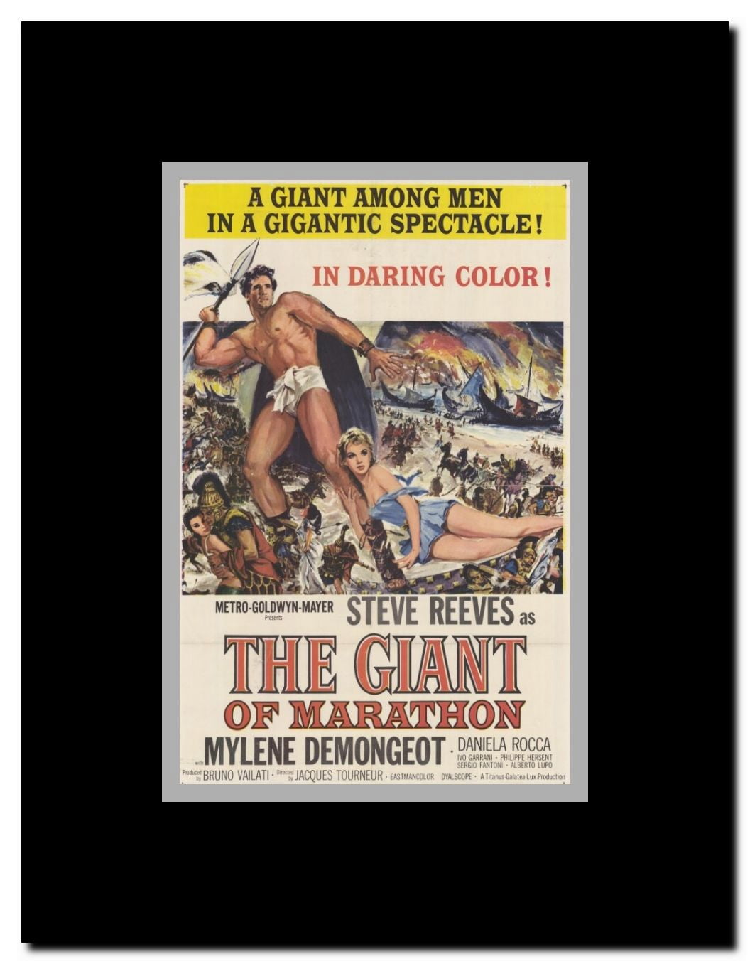 The Giant of Marathon Framed Movie Poster