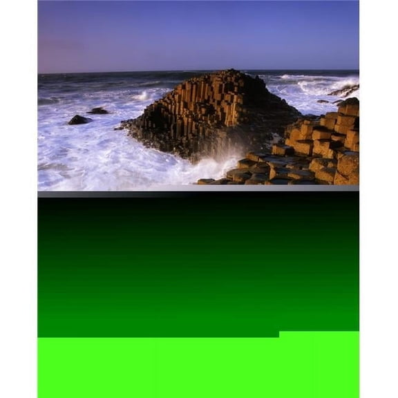 The Giants Causeway County Antrim Ireland - Volcanic Rock Formations On Irelands Coast Poster Print by The Irish Image Collection - 26 x 34 - Large