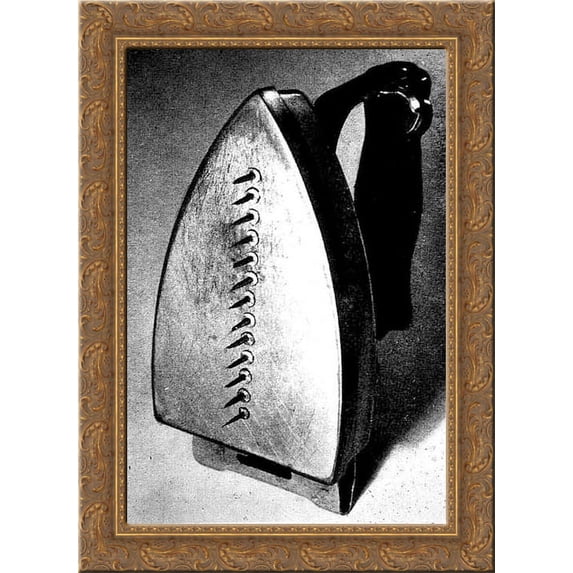 The Gift 20x24 Gold Ornate Wood Framed Canvas Art by Ray, Man