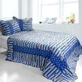 thumbnail image 1 of The Gift 3PC Cotton Vermicelli-Quilted Printed Quilt Set (Full/Queen Size), 1 of 4