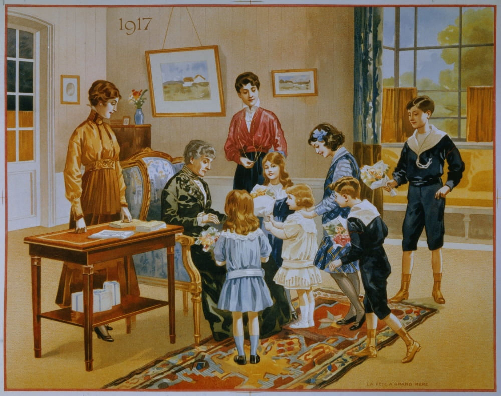 The Gift-Giving Canvas Art - (36 x 24)