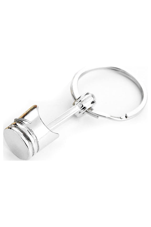 The Gift Metal Piston Keychain Key Holder Engine Piston Keyring Auto Piston Keyfob Piston Keychain