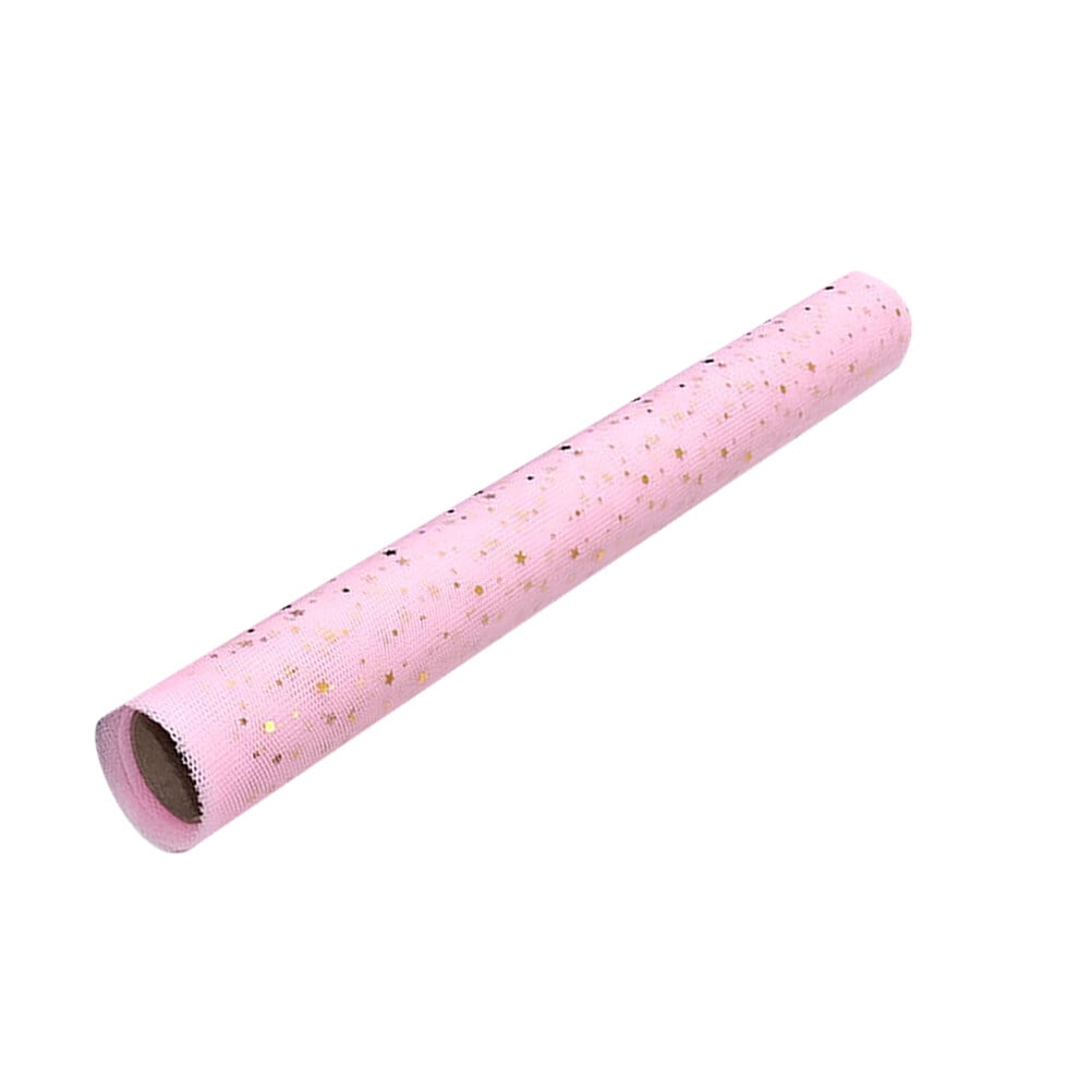 The Gift Packing Paper Flower Floral Packaging Baby Wrapping Graduation Mesh Flash Pink