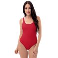 thumbnail image 1 of The Gift Red and Black One-Piece Swimsuit (S), 1 of 6