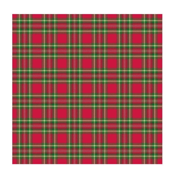 The Gift Wrap Company Jumbo Gift Wrap Roll, Timeless Tartan (76-4924)