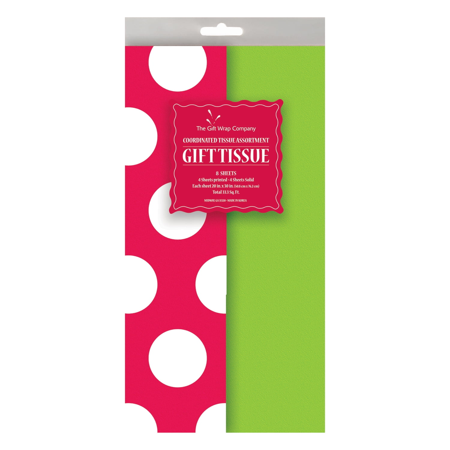 The Gift Wrap Company Mega Merry Tissue, 1 Ct