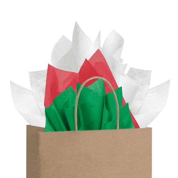 The Gift Wrap Company Solid Gift Tissue, Holiday Assortment (135-99)