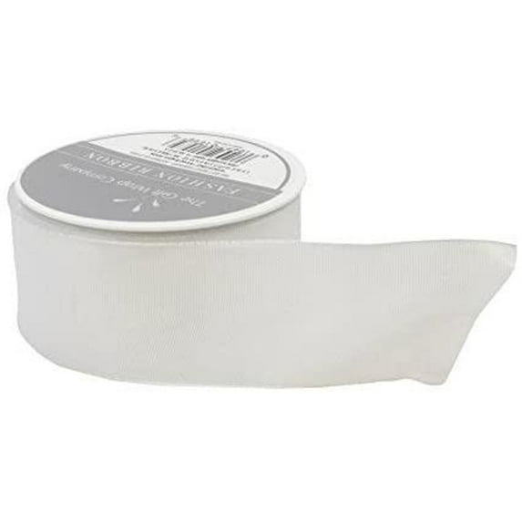 The Gift Wrap Company Wired Bright White Ribbon