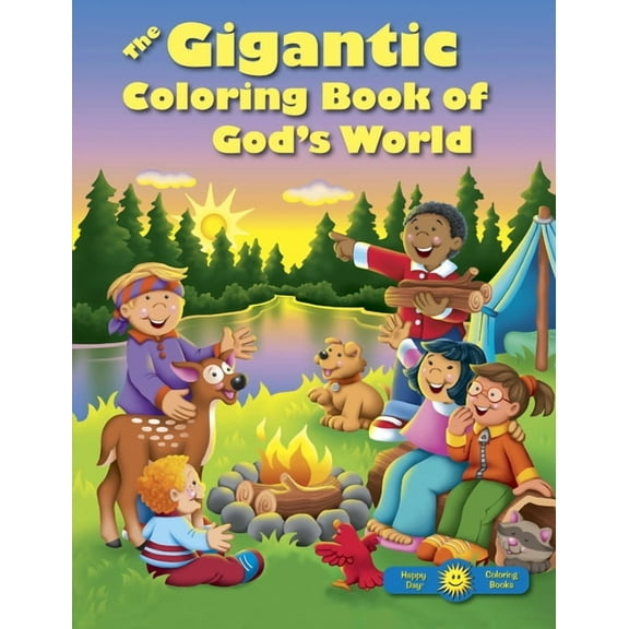 The Gigantic Coloring Book of God's World (Paperback)