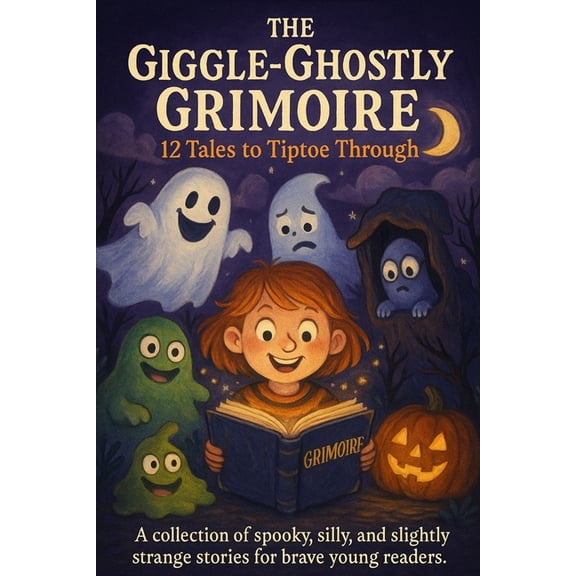 The Giggle-Ghostly Grimoire: 12 Tales to Tiptoe Through: A collection of spooky, silly, and slightly strange stories for, (Paperback)