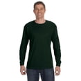 thumbnail image 1 of The Gildan Adult 53 oz Long Sleeve T-Shirt - FOREST GREEN - XL, 1 of 2