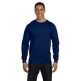 thumbnail image 1 of The Gildan Adult DryBlend 56 oz, 50/50 Long Sleeve T-Shirt - NAVY - L, 1 of 2