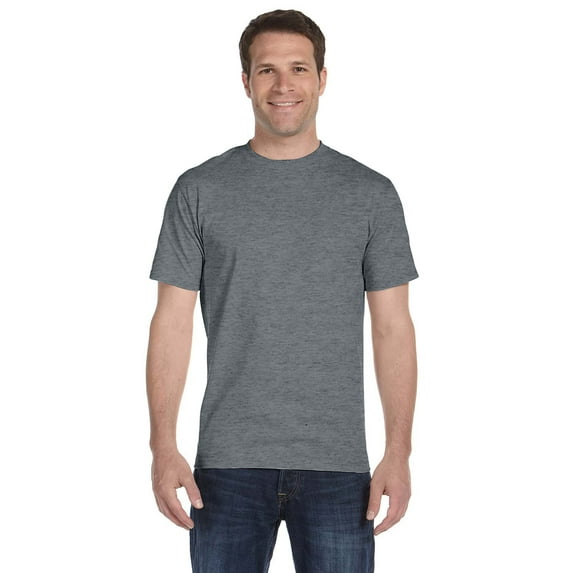 The Gildan Adult DryBlend 56 oz, 50/50 T-Shirt - GRAPHITE HEATHER - S